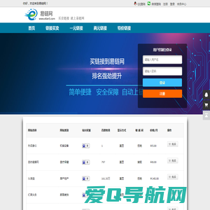 易链网 - 友情链接买卖,友情链接交易平台,买链接,买外链